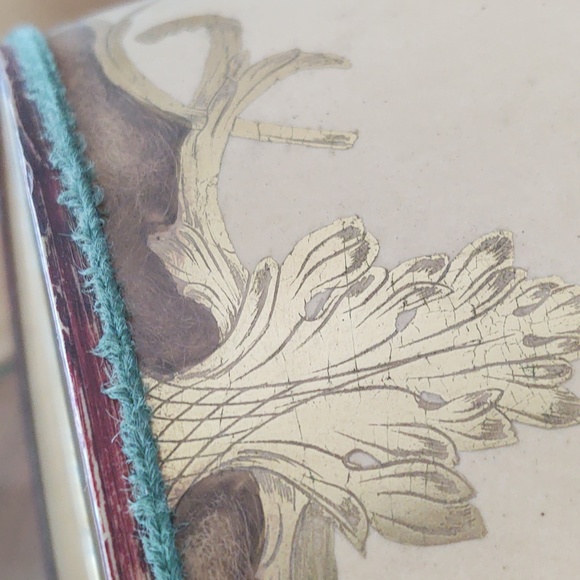 Early Century Vintage Oil Painted Lamp Shades - Picture 6 of 7